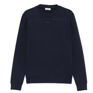 Sandro Crewneck Logo Sweatshirt Midnight Blue S